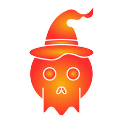 Skull Flat Gradient Style