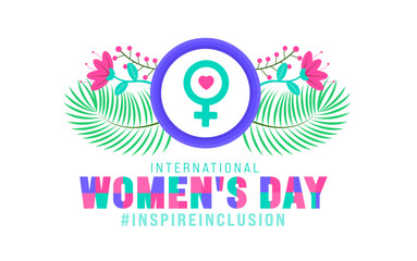 8 March is International Women's Day background with flower design. use to background, banner, placard, card, and poster design template. vector illustration.