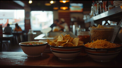 Mexican Gastronomy Delights: Close-Up Shots of Authentic Food, Generative AI