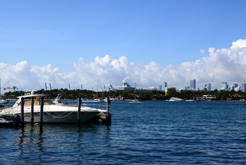 Fototapeta premium Skyline of Downtown Miami, Florida