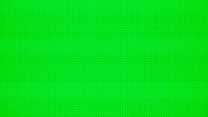 Close up of Green LED Light Panel Displaying Vivid Pixels