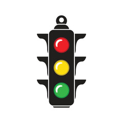 traffic light icon vector