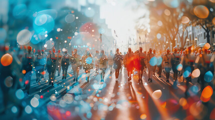 Community Commemoration: July 4th Parade Festivity, Generative AI