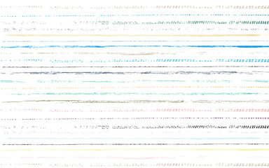 Fototapeta premium Decorative seamless pattern with hand drawn doodle lines. Hand painted grungy colorful stripes background. Trendy endless freehand texture