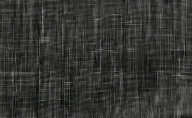 Fototapeta premium texture black linen on dark background, Natural silk linen fabric texture texture background. black canvas