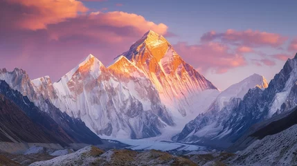 Sheer curtains K2 Majestic K2, the second-highest peak in the world, standing proud in the Karakoram Range. 