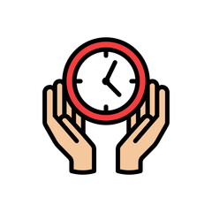 Holding Time Filled Style