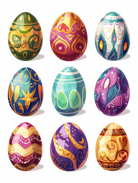 Anime Easter Delight: Traditional Symbols in Vivid Colors