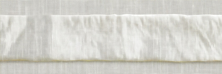 Fototapeta na wymiar texture white linen on a plain white background, Natural linen fabric texture texture background. white canvas 