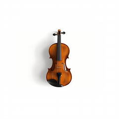 Fototapeta premium violin isolated on white