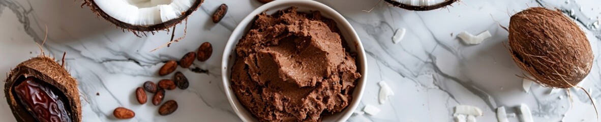Raw vegan desserts showcasing cocoa coconut and dates guilt free treats