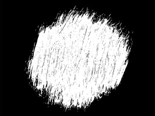 Chalk light texture on black background. White brush stroke. Abstract backdrop. Hand drawn drawing. Vector illustration, eps 10.	
