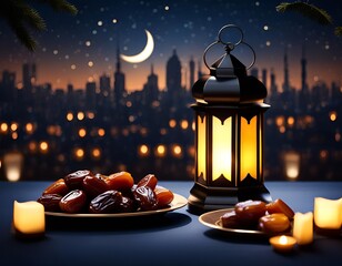 Celebrate Ramadan Kareem with a unique photo created using AI technology.