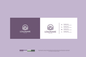 Elegant Home logo design Template Identity classic style