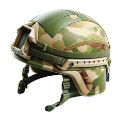 Military helmet. Insulated soldier's helmet