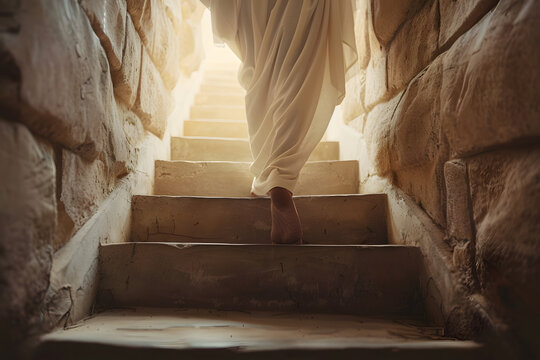 Resurrection Of Jesus Christ at empty tomb