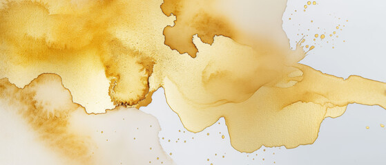 Gold watercolor background