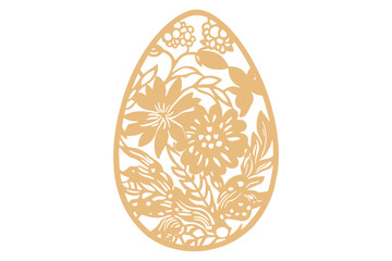 Easter Floral Egg for Cricut