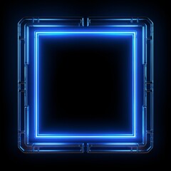 Neon Square Frame