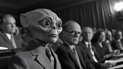 Alien testifying in congress. generative ai 