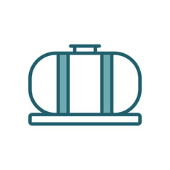 oil tank icon vector design template simple and clean
