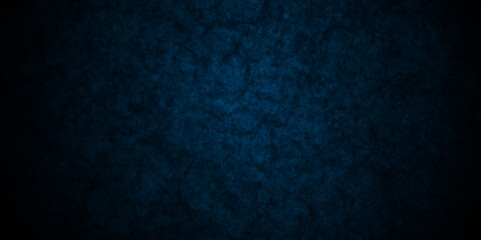 Grunge abstract Elegant dark solid blue background with elegant border and used for  blue wall , a versatile backdrop for website banners, social media posts. Abstract rough blue grunge backdrop.