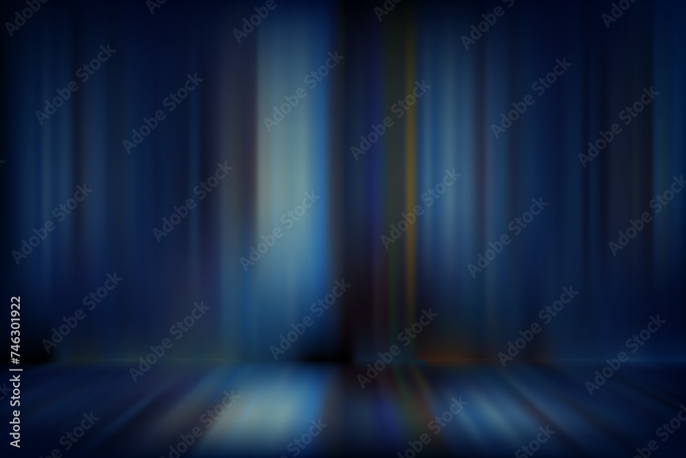 Aufkleber abstract empty studio with copy space. design product template. 3d vector mockup