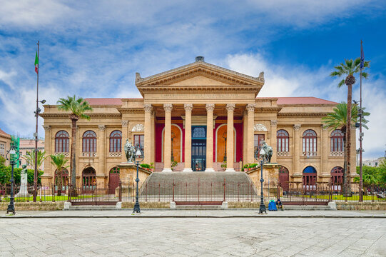 The Teatro Massimo in Palermo