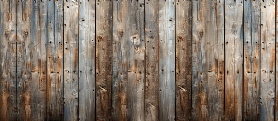 A photo showcasing a wooden fence made from weathered boards that were repurposed from a barn.
