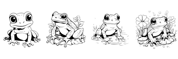 Ribbiting Resurgence: Vector Frog Art Galore with 24 Trending Keywords