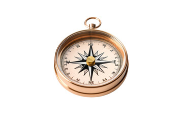 Compass. A compass features the cardinal directions, a rotating arrow, and various markings for navigation purposes. On PNG Transparent Clear Background.