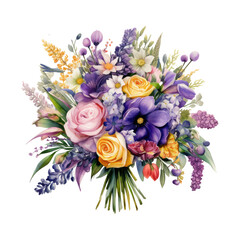 Obraz na płótnie Canvas Bouquet of flowers for a special Valentine's day celebration perfect wedding