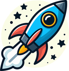 Naklejka premium Creation of spaceship artificial intelligence. 