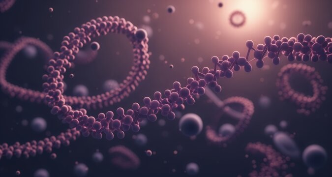  Abstract cosmic dance of molecular structures