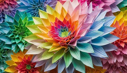 Origami Papier Blüte