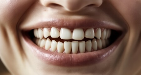  A radiant smile with perfect teeth