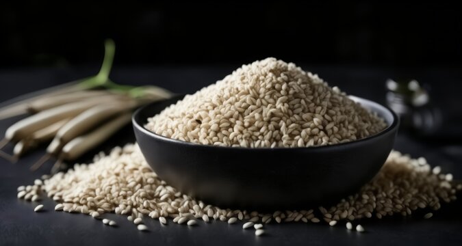  Freshly harvested grains, ready for culinary delight
