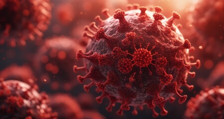  Viral Infection - A Close-Up Look at the Science of Pandemics - obrazy, fototapety, plakaty