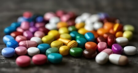  A rainbow of candy capsules, a feast for the eyes!