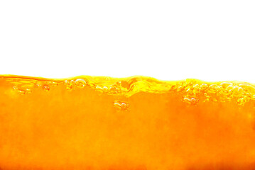 orange juice and water drops
