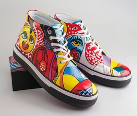 Orthopedic shoes with a pop art twist comfort in every step