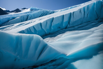 Abstract glacier background