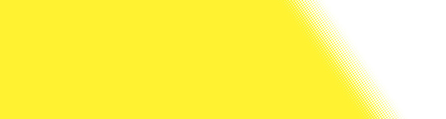 Diagonaler Übergang gelb zu weiß aus Punkten - Hintergrund Banner