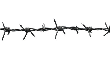 barbed wire on transparency background PNG
