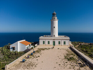 Fototapeta na wymiar La Mola Lighthouse, Formentera, Pitiusas Islands, Balearic Community, Spain