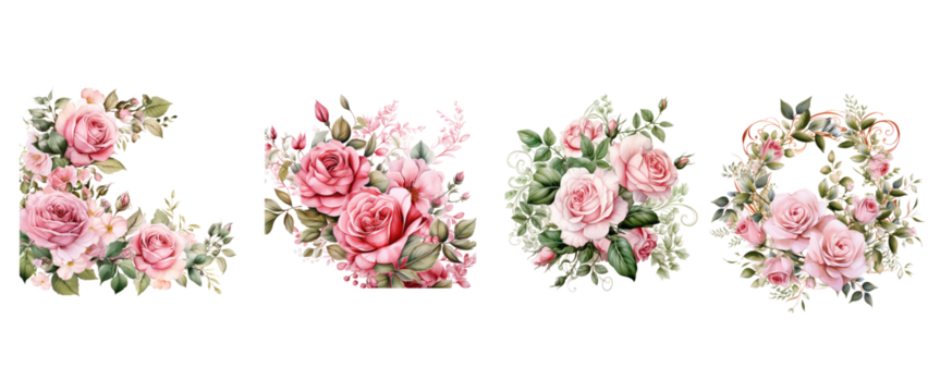 Floral Heart Bouquet: A beautiful arrangement of pink roses shaped like a heart, perfect for weddings or Valentine's Day