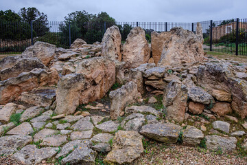 Ca na Costa Megalithic Sepulcher, Parque Natural de Ses Salines de Ibiza y Formentera, Formentera, Pitiusas Islands, Balearic Community, Spain