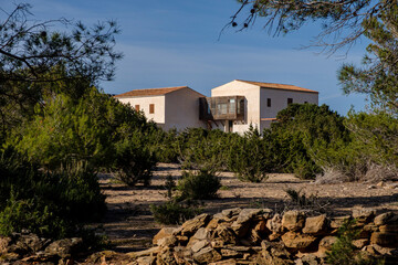 Fototapeta na wymiar Can Marroig public estate, Formentera, Pitiusas Islands, Balearic Community, Spain