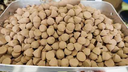 Production of a large chocolate factory.