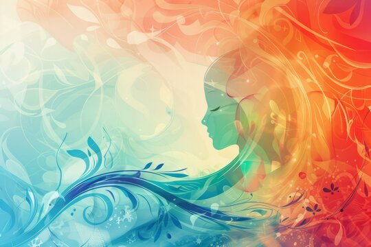 Abstract background for Virgin Mary, Feast of the annunciation